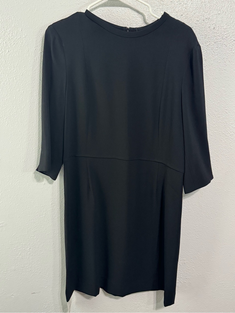 NWT MM.LaFleur Black Long-Sleeve Lena Shift Dress size 14